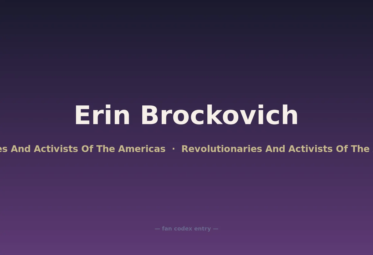 Erin Brockovich
