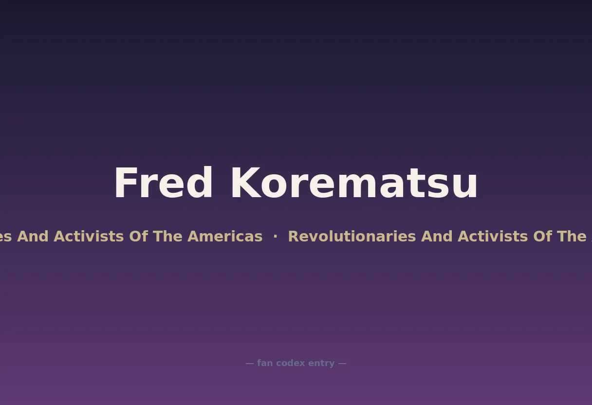 Fred Korematsu